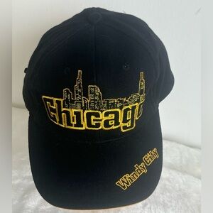 Vintage Chicago Skyline Baseball Hat Embroidered 100% cotton adjustable one size